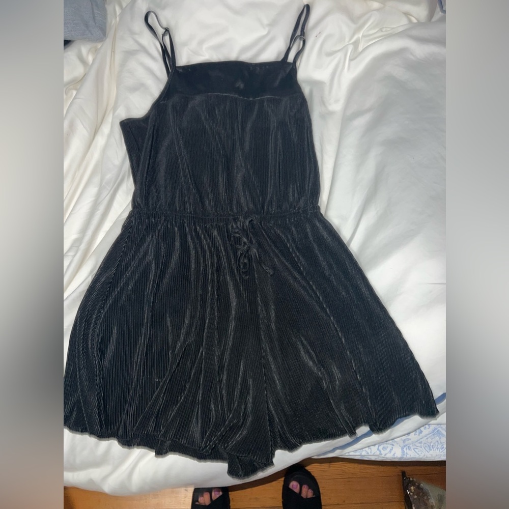 Urban Outfitters Black Romper- Sleeveless Black Romper- MEDIUM